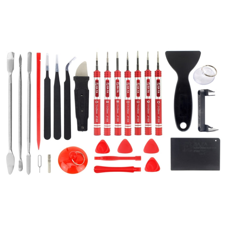 JIAFA JF-8175 Kit di strumenti di riparazione elettronica 28 in 1 con borsa portatile per riparare telefoni cellulari, iPhone, MacBook e altro, JF-8175 JIAFA JF-8175 Kit di strumenti di riparazione elettronica 28 in 1 con borsa portatile per riparare telefoni cellulari, iPhone, MacBook e altro, JF-8175